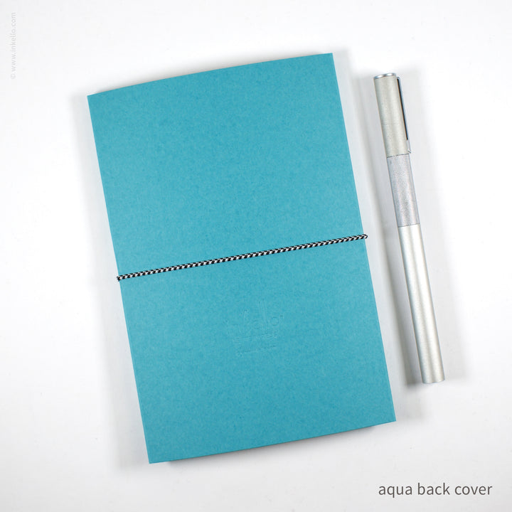 Contour Booklet with Aqua Cover (