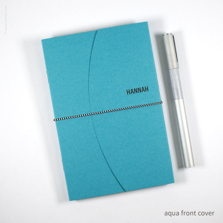 Contour Booklet with Aqua Cover (