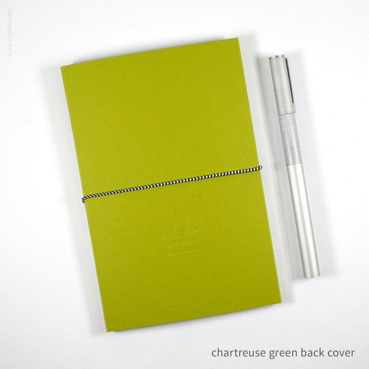 Contour Booklet with Chartreuse Green Cover (