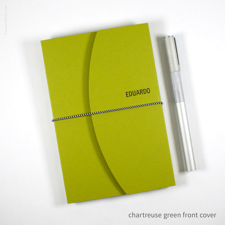 Contour Booklet with Chartreuse Green Cover (