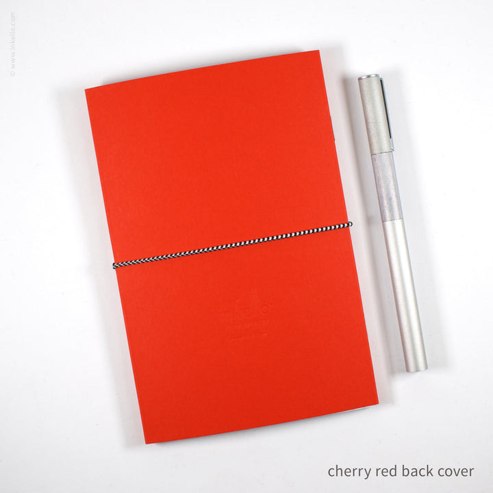 Contour Booklet with Cherry Red Cover (
