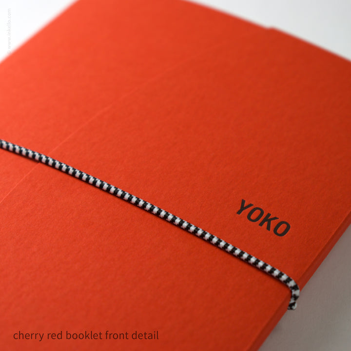 Contour Booklet with Cherry Red Cover (