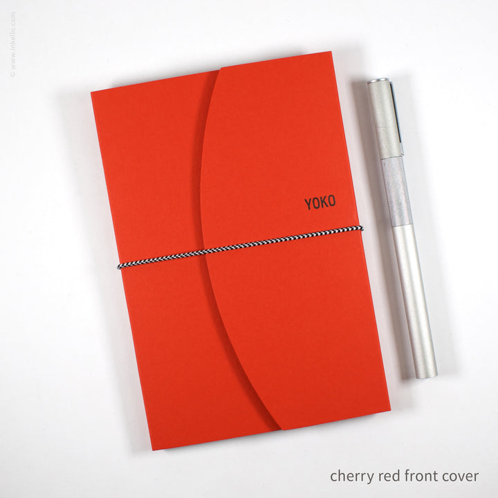 Contour Booklet with Cherry Red Cover (
