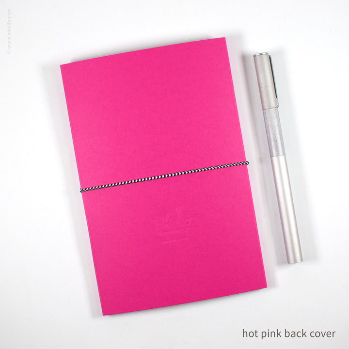 Contour Booklet with Hot Pink Cover (