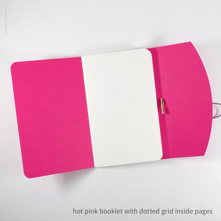 Contour Booklet with Hot Pink Cover (