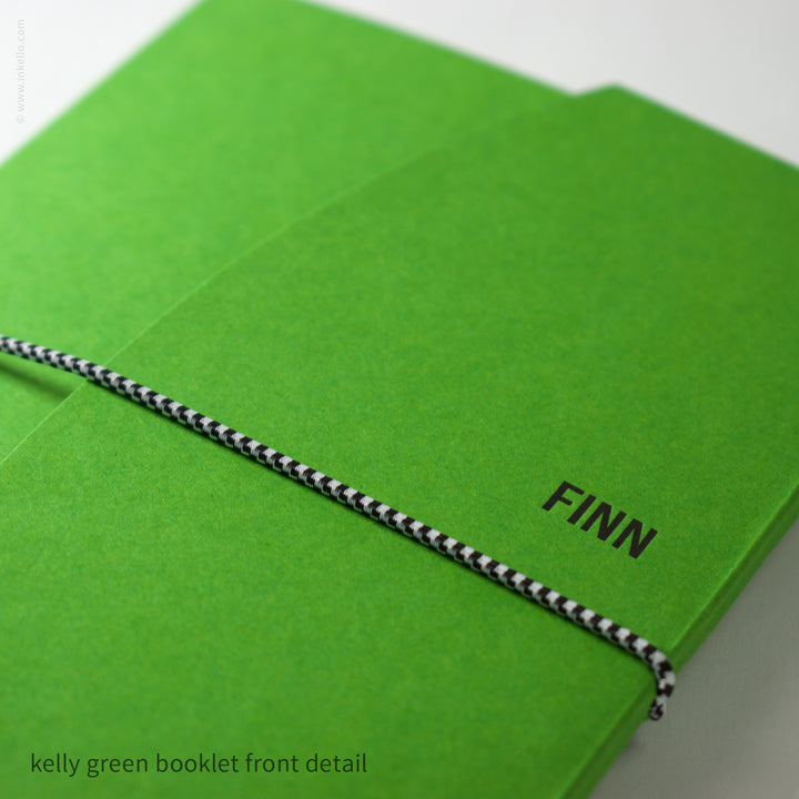 Contour Booklet with Kelly Green Cover (