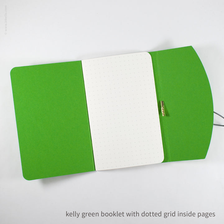 Contour Booklet with Kelly Green Cover (