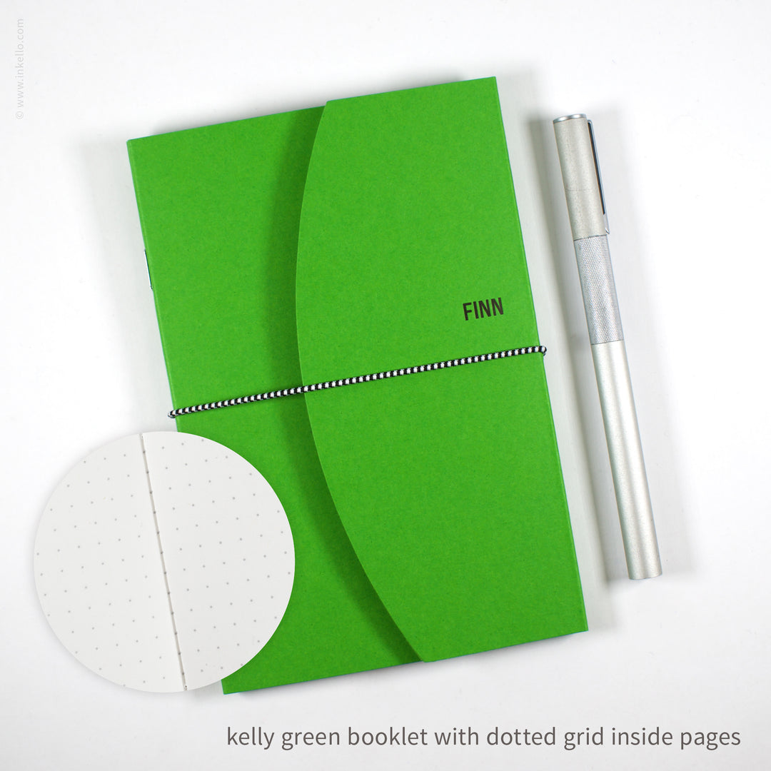 Contour Booklet with Kelly Green Cover (
