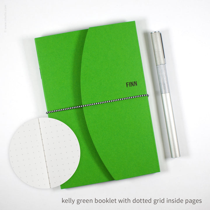 Contour Booklet with Kelly Green Cover (