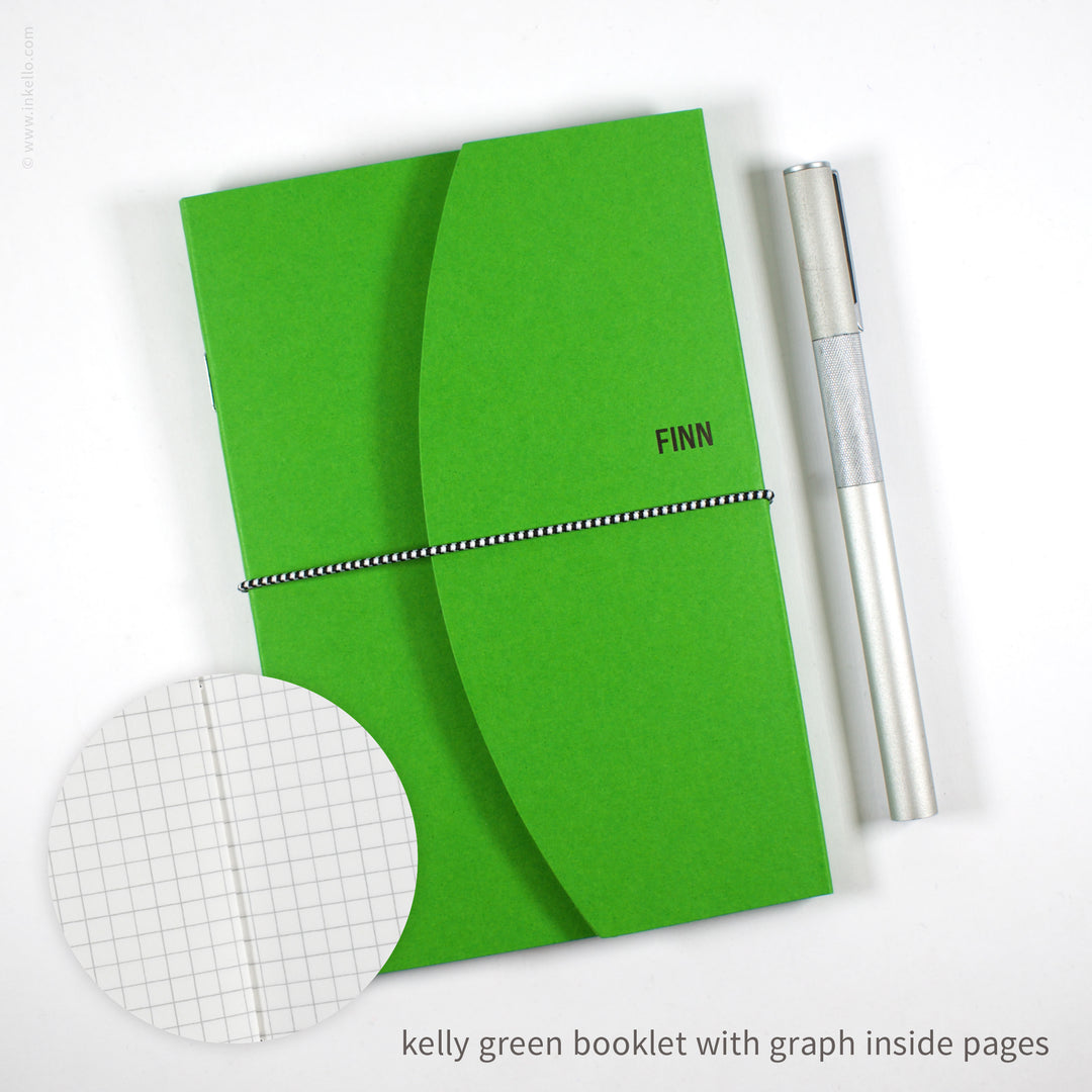 Contour Booklet with Kelly Green Cover (