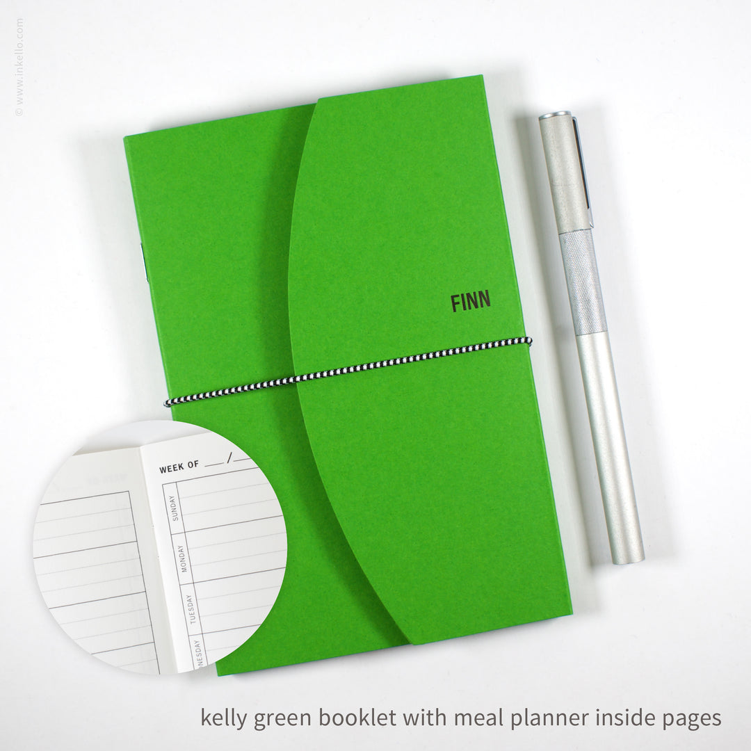 Contour Booklet with Kelly Green Cover (