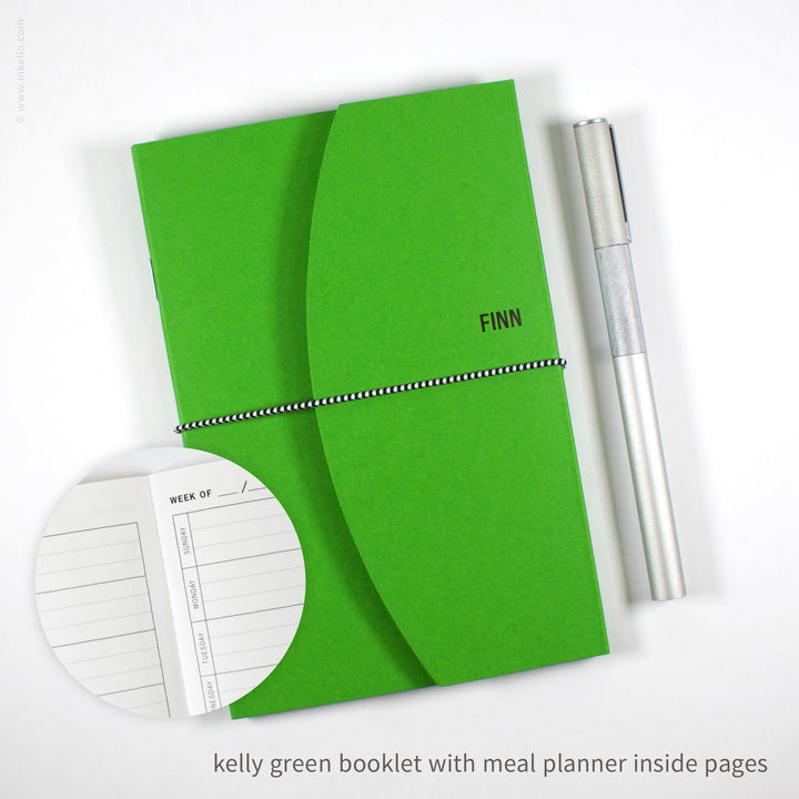 Contour Booklet with Kelly Green Cover (