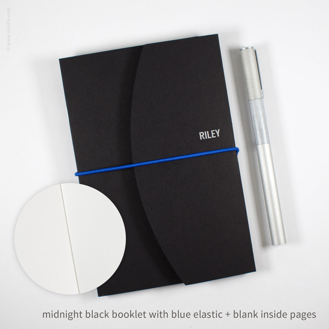 Contour Booklet with Midnight Black Cover (