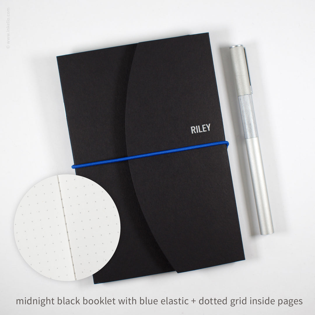 Contour Booklet with Midnight Black Cover (