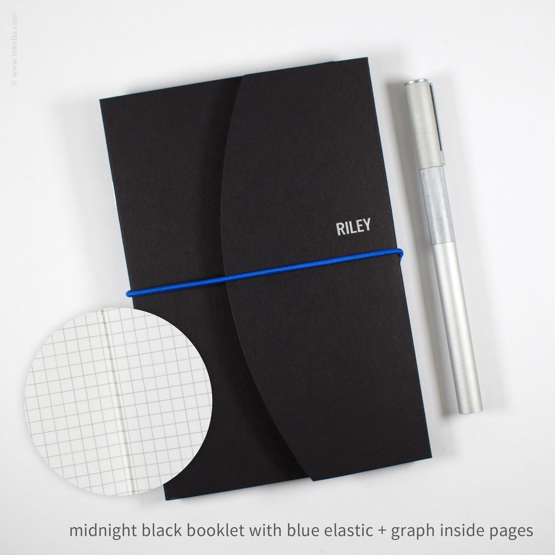 Contour Booklet with Midnight Black Cover (