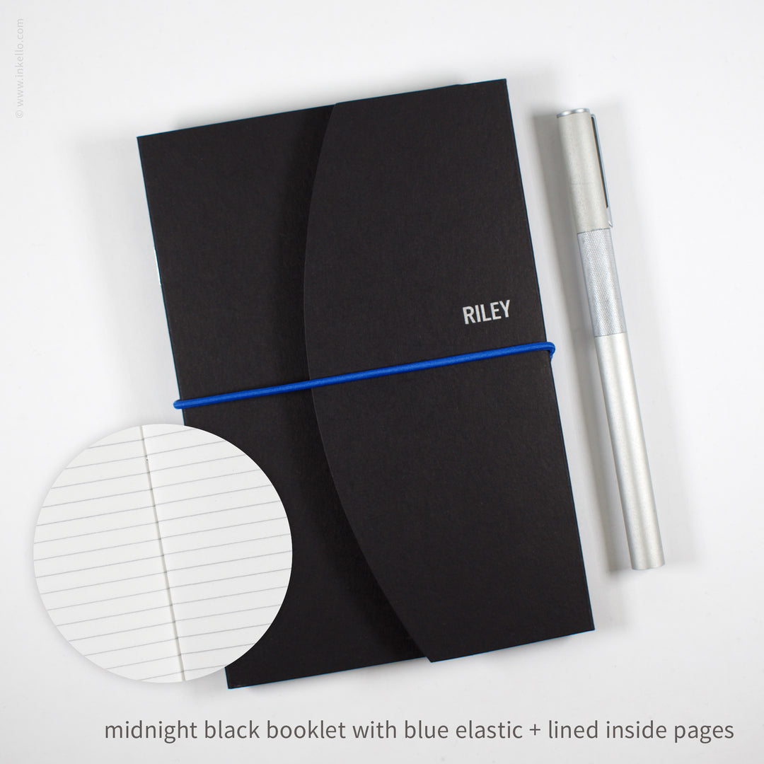 Contour Booklet with Midnight Black Cover (