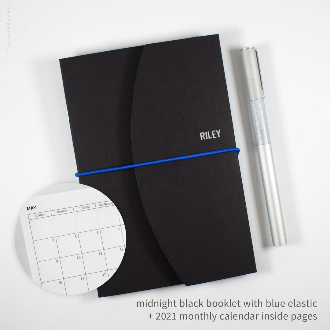 Contour Booklet with Midnight Black Cover (