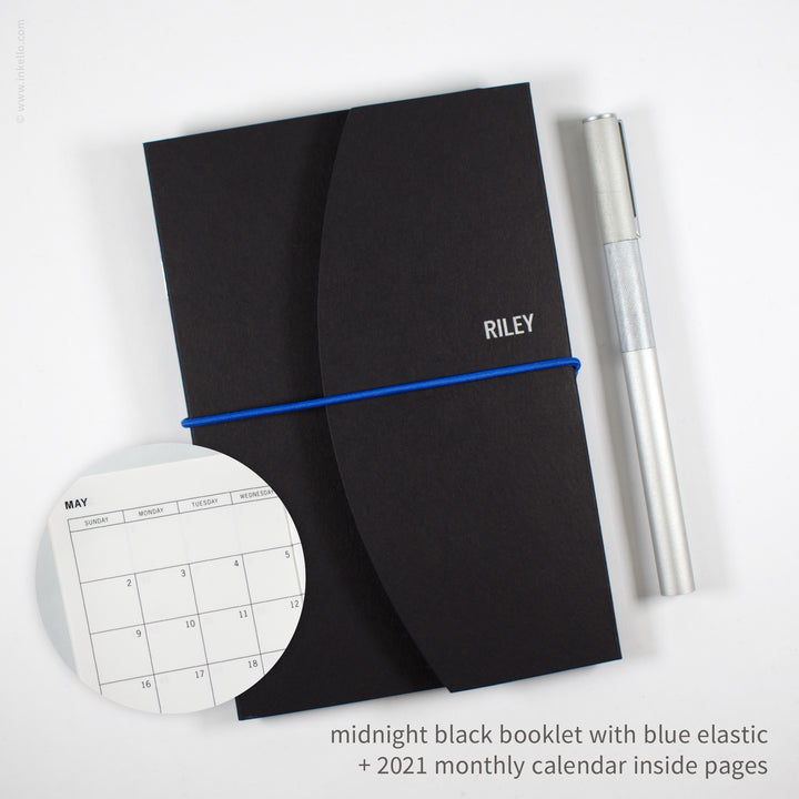 Contour Booklet with Midnight Black Cover (