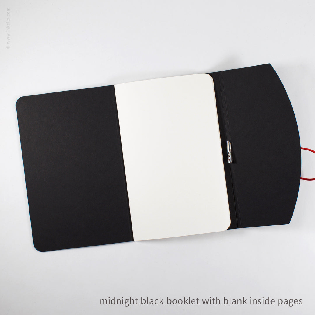 Contour Booklet with Midnight Black Cover (