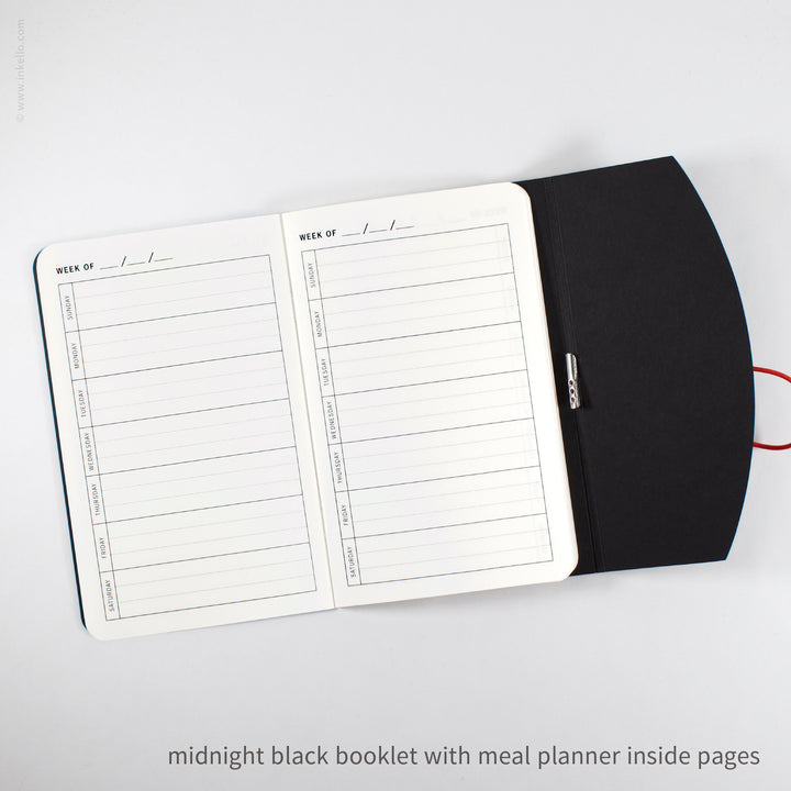 Contour Booklet with Midnight Black Cover (