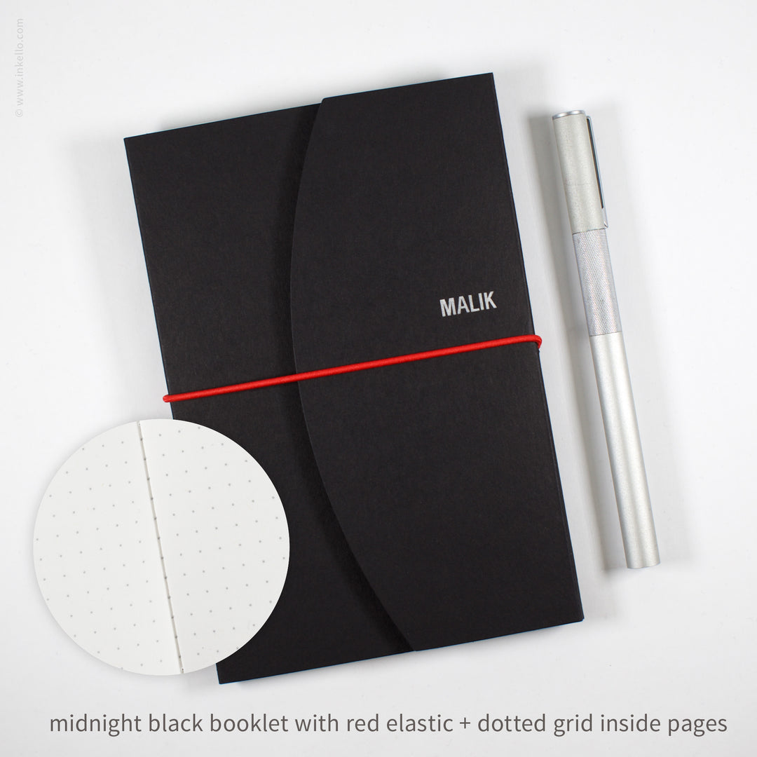 Contour Booklet with Midnight Black Cover (