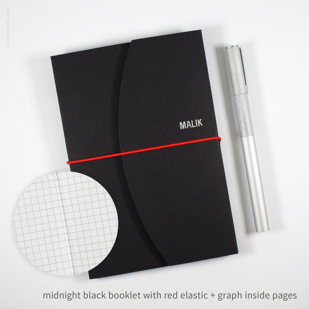 Contour Booklet with Midnight Black Cover (