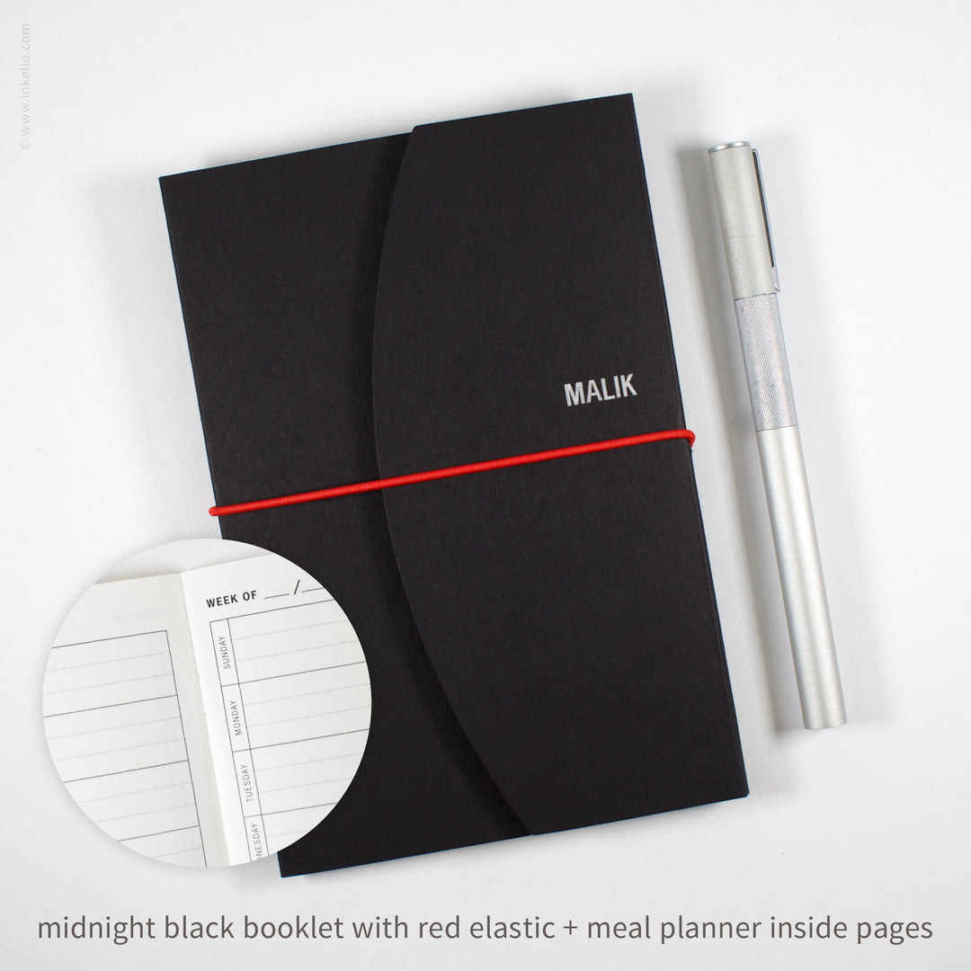 Contour Booklet with Midnight Black Cover (