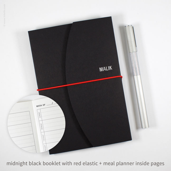 Contour Booklet with Midnight Black Cover (