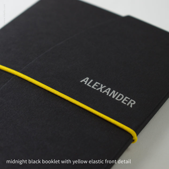 Contour Booklet with Midnight Black Cover (