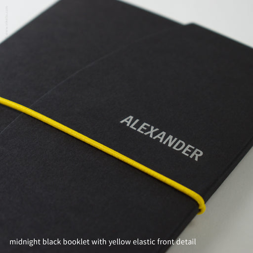 Black Monogram Spiral Notebook with Kraft Cover (#450) — Inkello Letterpress