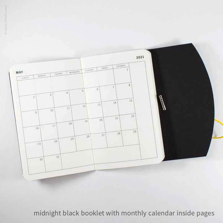 Contour Booklet with Midnight Black Cover (
