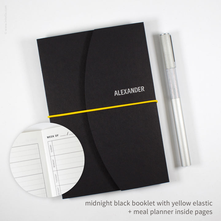 Contour Booklet with Midnight Black Cover (