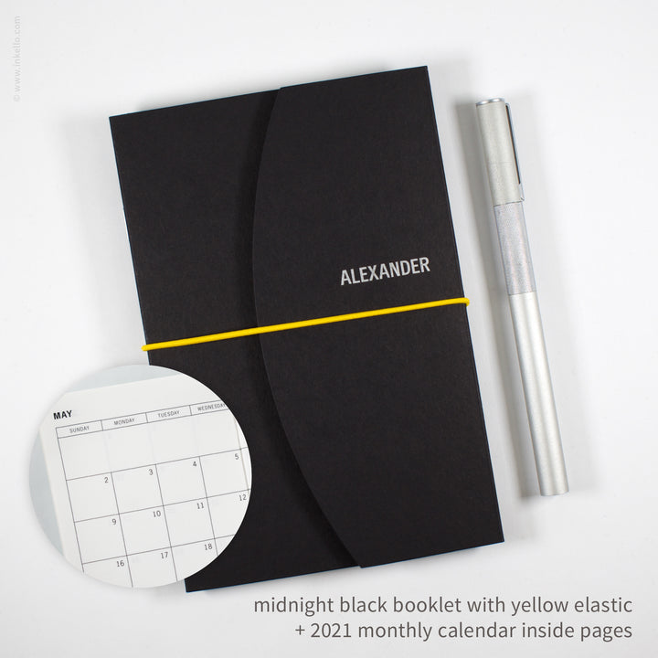Contour Booklet with Midnight Black Cover (