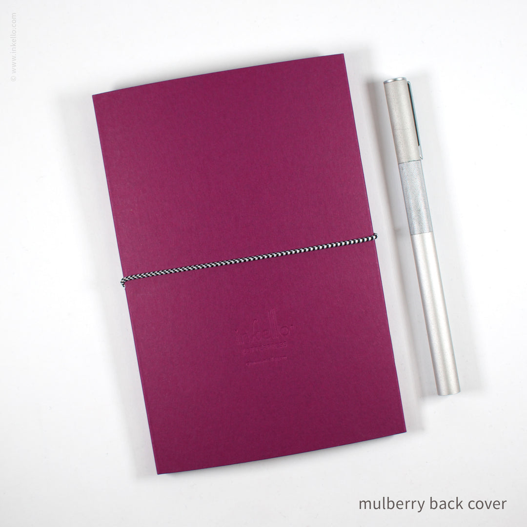 Contour Booklet with Mulberry Cover (