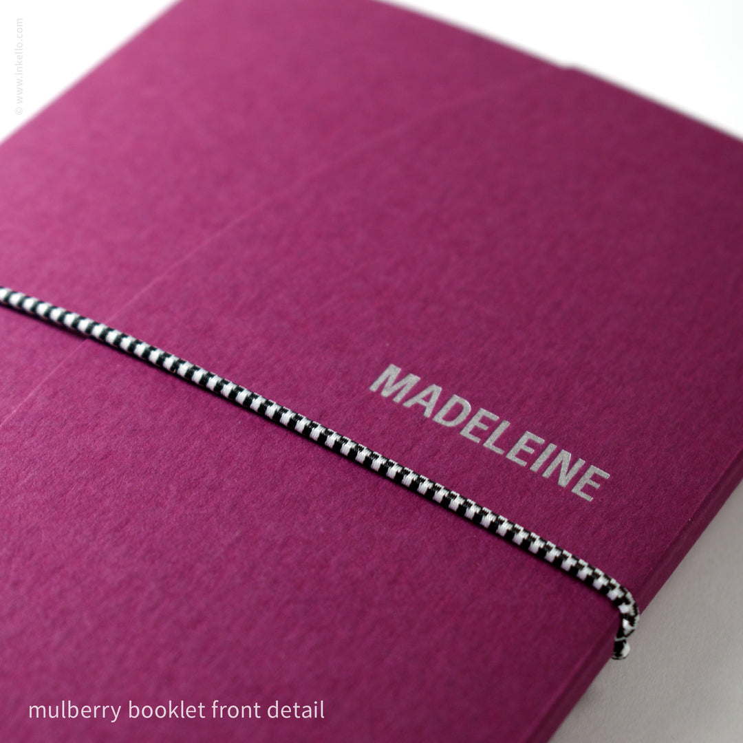 Contour Booklet with Mulberry Cover (