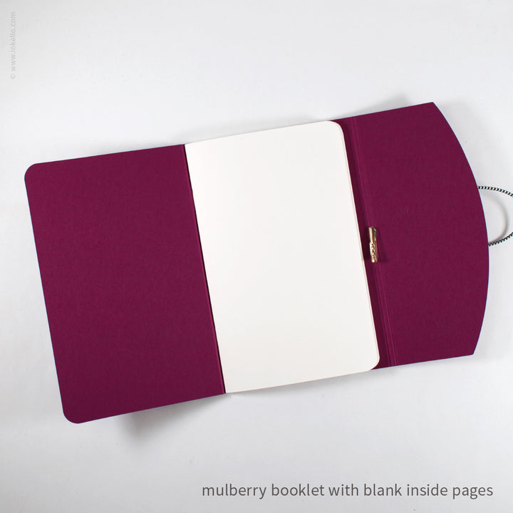 Contour Booklet with Mulberry Cover (