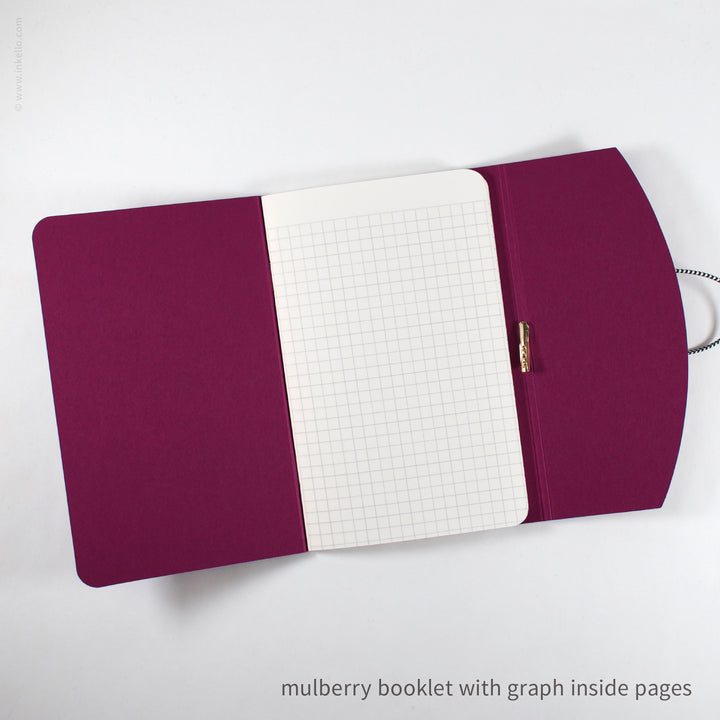 Contour Booklet with Mulberry Cover (