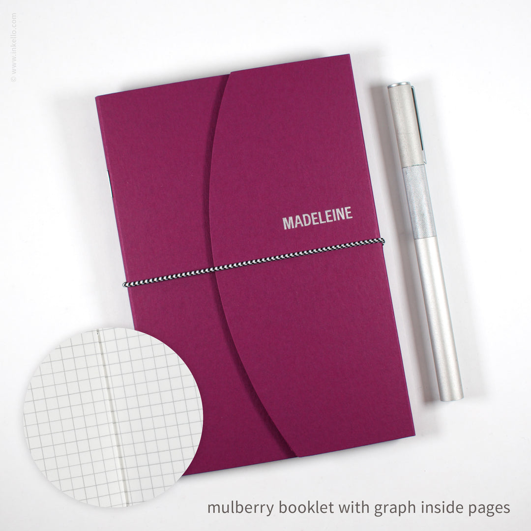 Contour Booklet with Mulberry Cover (