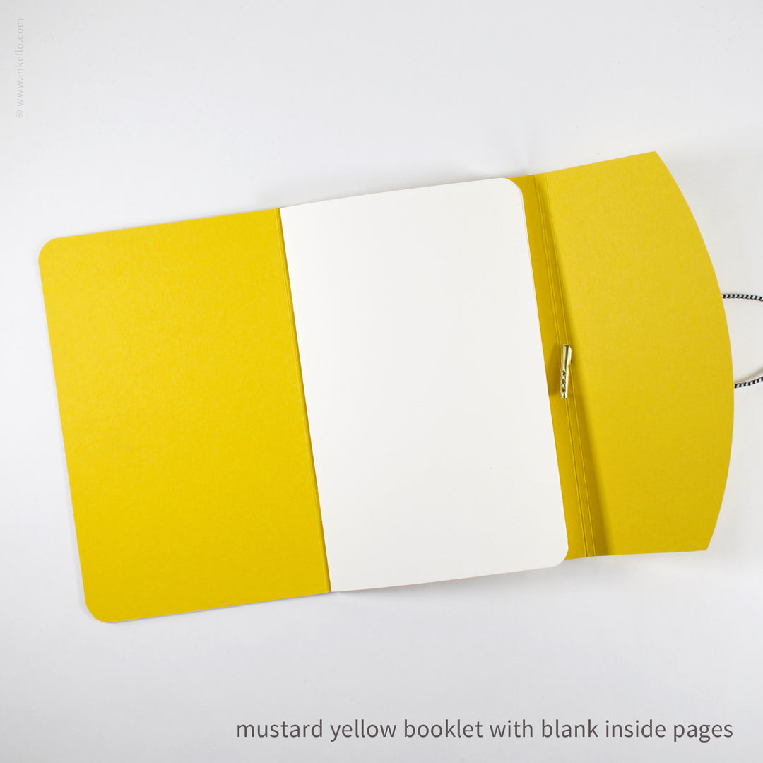 Contour Booklet with Mustard Yellow Cover (