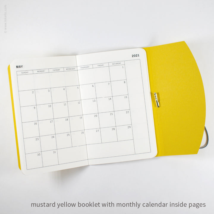 Contour Booklet with Mustard Yellow Cover (