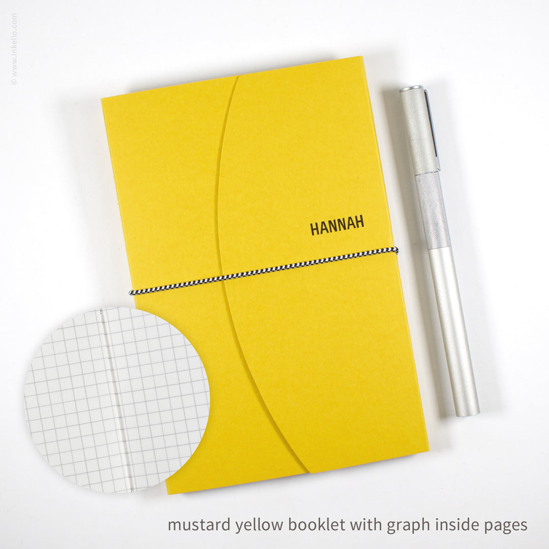 Contour Booklet with Mustard Yellow Cover (