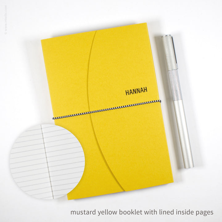 Contour Booklet with Mustard Yellow Cover (