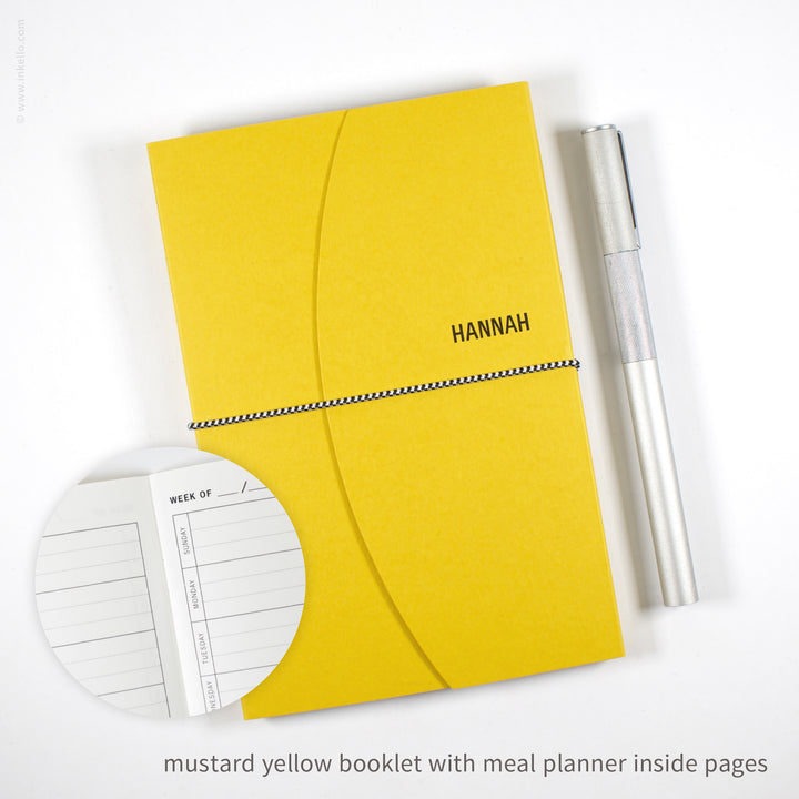 Contour Booklet with Mustard Yellow Cover (