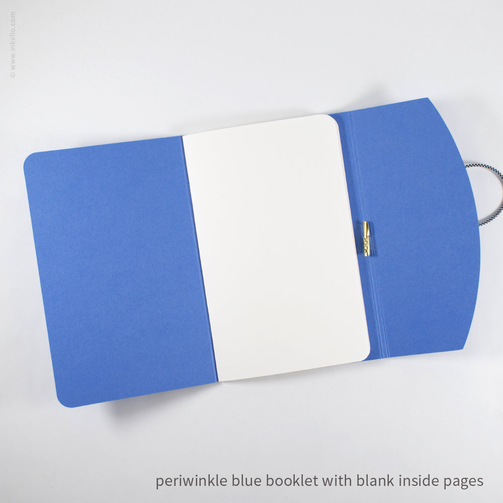 Contour Booklet with Periwinkle Blue Cover (