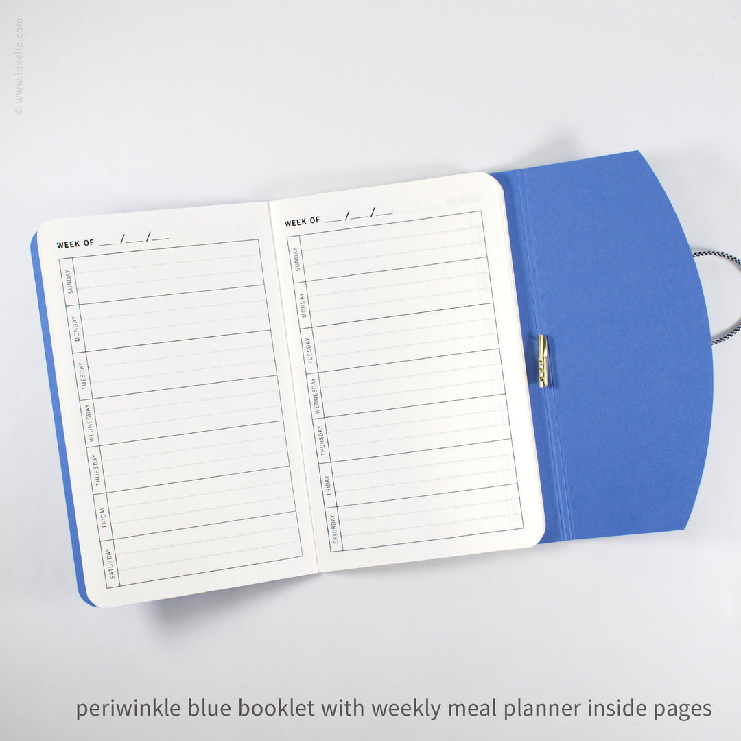 Contour Booklet with Periwinkle Blue Cover (