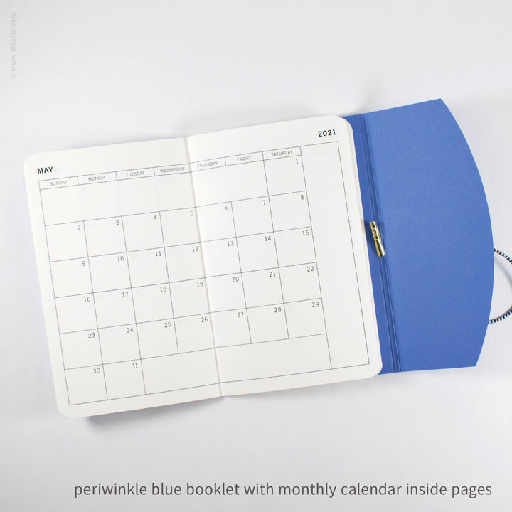 Contour Booklet with Periwinkle Blue Cover (