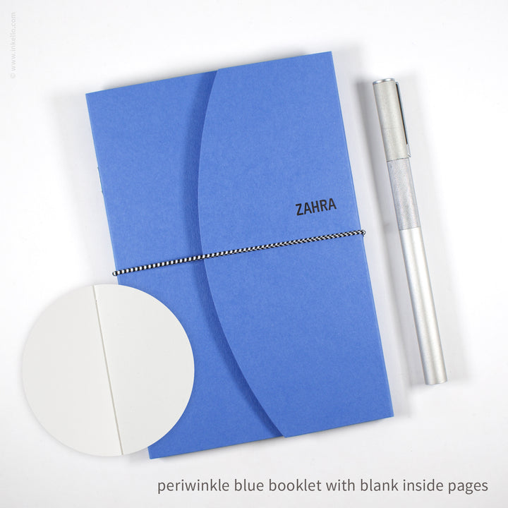 Contour Booklet with Periwinkle Blue Cover (