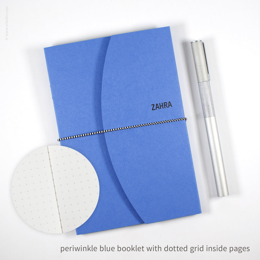 Contour Booklet with Periwinkle Blue Cover (