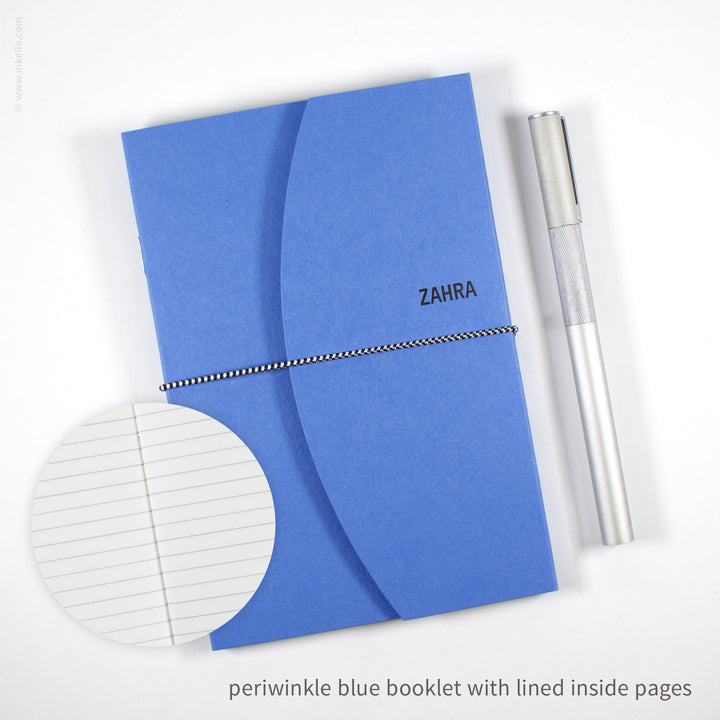 Contour Booklet with Periwinkle Blue Cover (