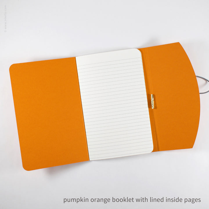 Contour Booklet with Pumpkin Orange Cover (
